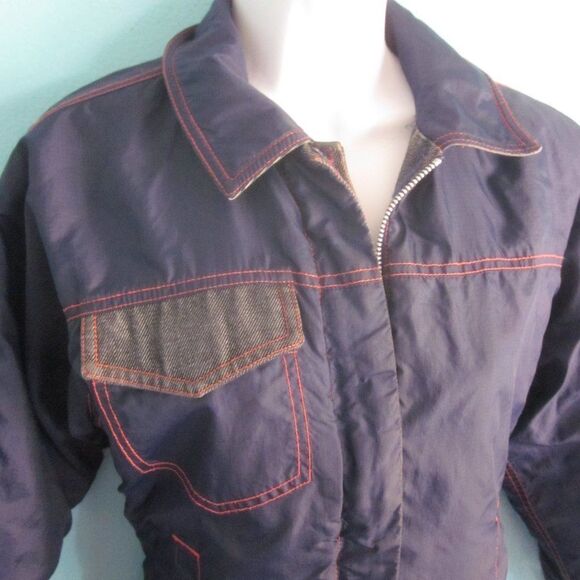 GAP Womens Size M Reversible Blue Denim Jacket
